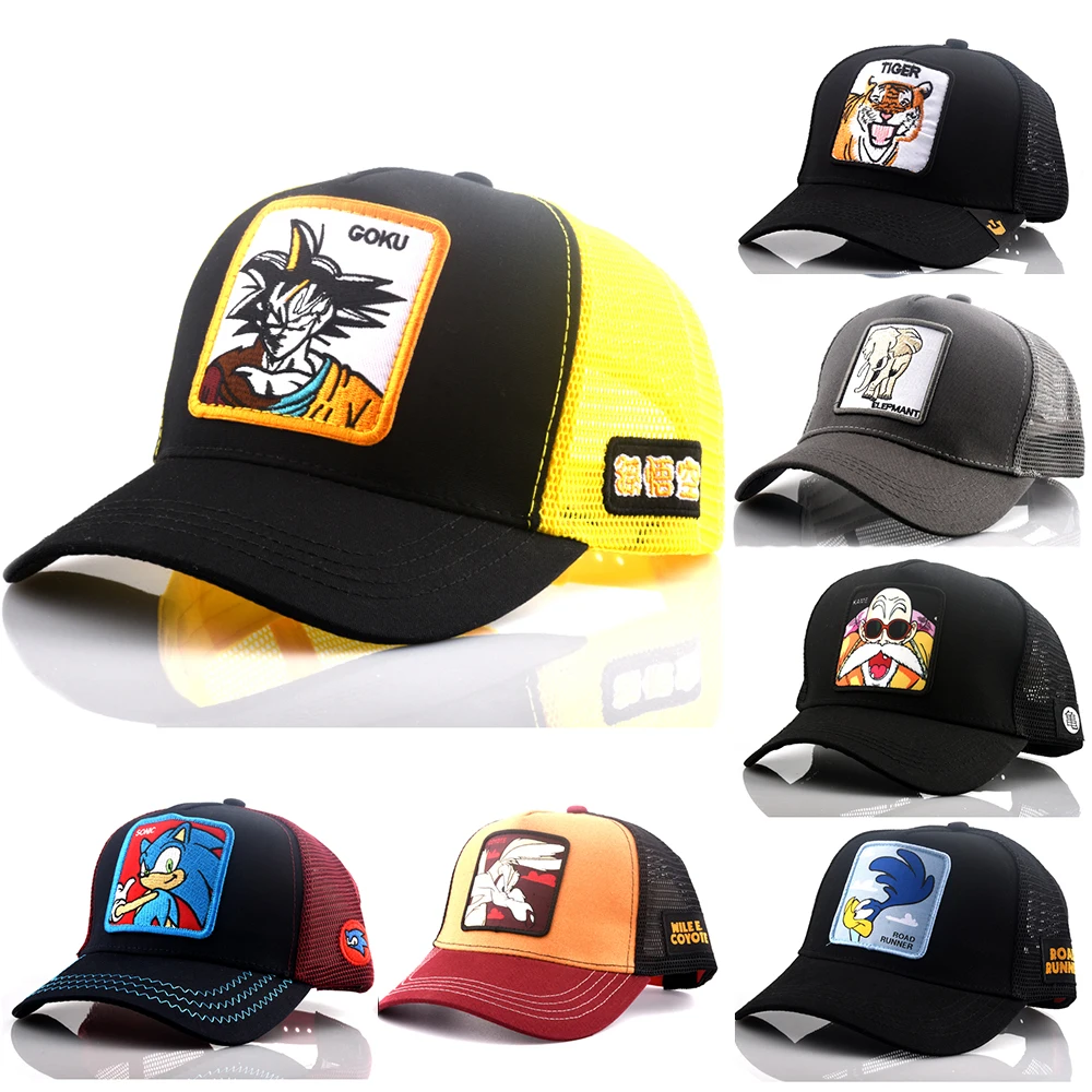 

Mens Adjustable Baseball Hat For Dragonball Dragon Ball Z DBZ Anime Womens Fan Cosplay Costume Snapback Cap Hip Hop Hat Dad Hats