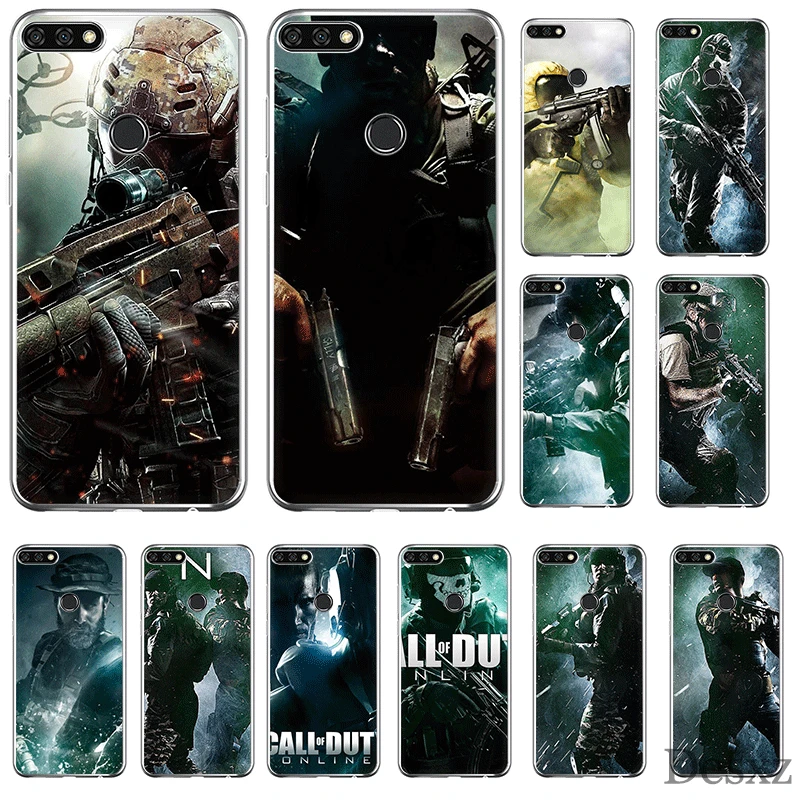 

Mobile Phone Case For Huawei Honor View 20 Lite Pro 6A 6C 7A 8 8X 8 9 9X 10 Play Hard Cover Call Of Duty Online