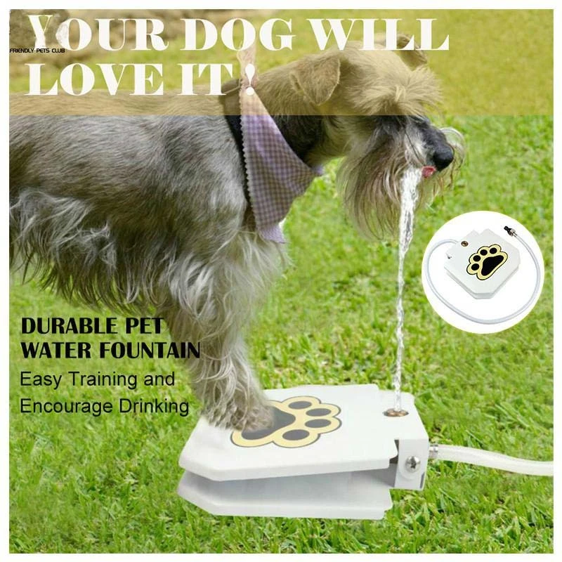 Outdoor Automatische Hond Water Fontein Stap Op Speelgoed Hond Drinken  Vreugde Met Huisdieren Veiligheid Zonder Elektriciteit Voor Honden  Drinken|Hondenvoer| - AliExpress