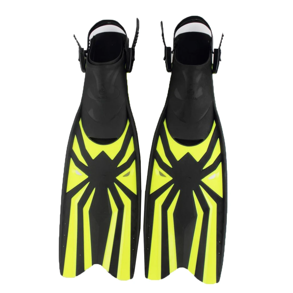 Adults Adjustable Swimming Fins Swim Flippers Scuba Remote Shoes Soft Foot Pocket Swimming Equipment Pool Accessories
