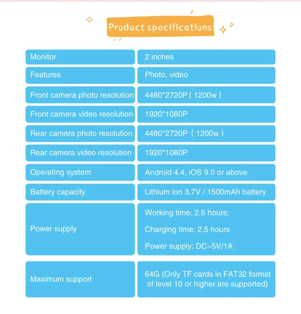 Wi-Fi детская камера 1080P видеокамера s цифровой двойной объектив 12MP вспышка светильник дизайн камера для детей