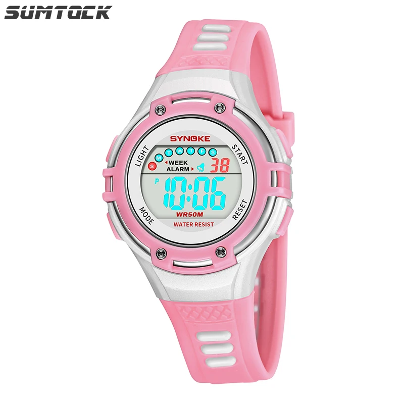 

SUMTOCK Boys Watches Kids Digital Watch Waterproof Multi-function Chronograph Night Light Alarm Clock Children's Holiday Gift