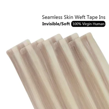 

【8 Colors】Ugeat Invisible Tape in Human Hair Extensions Seamless Skin Weft Natural Soft Virgin Rejection Extensions 2.5G/Piece