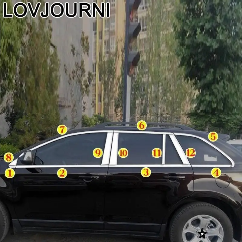 Window Body Exterior Decorative Automovil Modified Sticker Strip Bright Sequins Protecter Parts 09 10 11 12 13 14 FOR Ford Edge |