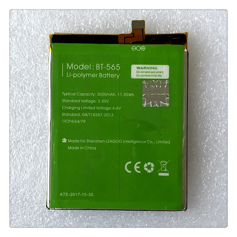 new Leagoo T5 BT-565 Battery 3000mAh For LEAGOO model KIICAA MIX Smart Mobile Phone +Tracking Number | Мобильные телефоны и