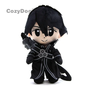 

30 CM Anime Swords Arts Online Plush Toys Dolls Japanese Cartoon Asuna Kirito Kazuto Soft Stuffed Doll Women Kids Birthday Gift