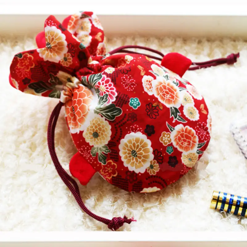 Goldfish Cross Stitch Sachet Finished Product Embroidery Protective Talisman Sachets Antique Ancient Wedding Drawstring Pocket