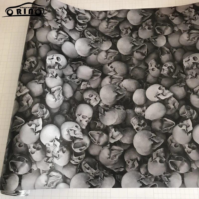 Skull Car Sticker Wrap Decal-3