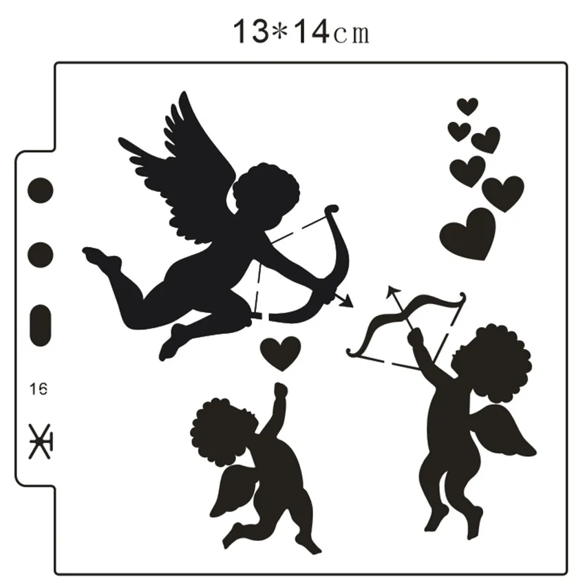 50 шт оптом буквы катушка трафареты для скрапбукинга спрей Пластиковая форма Щит