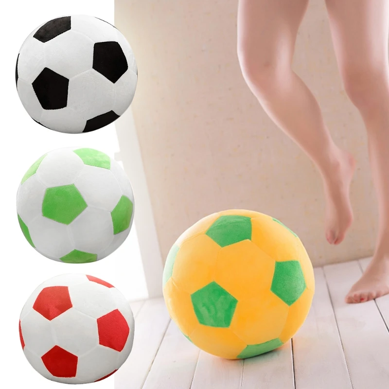 4 x Colourful Soft Plush Play Toy Football Ball Toy Kids Baby Play Gift 