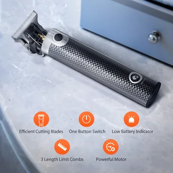 

DIGOO Electric Hair Clipper Rechargeable Low Noise Hair Trimmer Cordless Hair Cutting Machine Beard Shaver Trimer For Men Barber