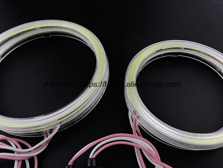 Высокое качество COB Led Light Белый Halo Cob Led angel eyes кольцо без ошибок для Land Rover freelander 2 L359 2007-2012