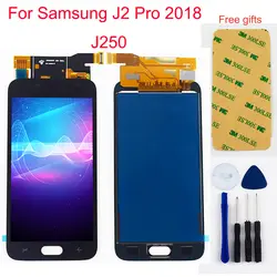 Для samsung J2 Pro 2018 J250 J250F J250H J250M ЖК-дисплей Дисплей Панель монитор + Сенсорный экран планшета Сенсор Стекло сборки