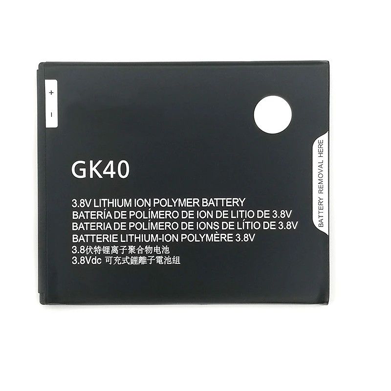 100% реальный GK40 2800 мАч для Motorola Moto G4 Play E4 XT1766 XT1607 XT1609 XT1600 MOT1609BAT батарея телефона +