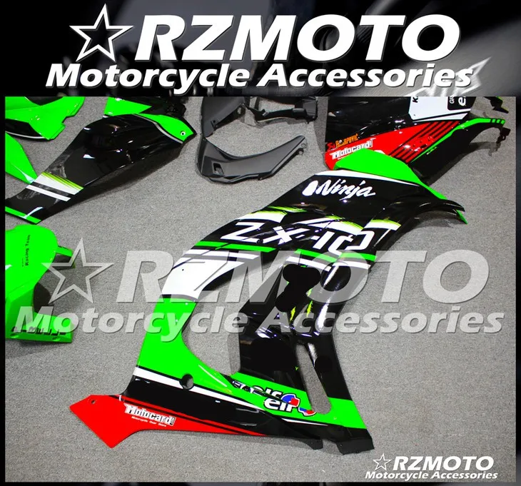 ABS мотоцикл обтекатель комплект для KAWASAKI ZX-10R- год кузов литьевая форма Магазин № 2286