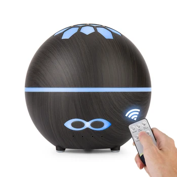 

Aromatherapy Essential Oil Diffuser Wood Grain Aroma Diffusers Cool Mist Humidifier with Timer Adjustable Mist 7 Color Changing