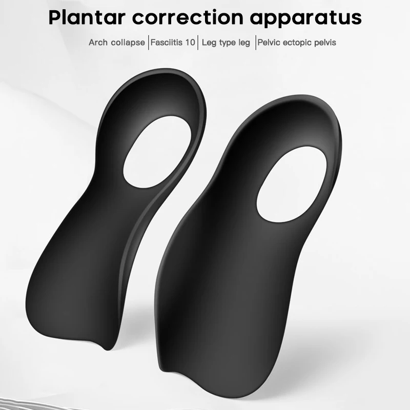 Unisex Flatfoot Orthotics Cubitus Varus Orthopedic Feet Cushion O-shaped Legs Pads Care Insoles TPR Large | Обувь