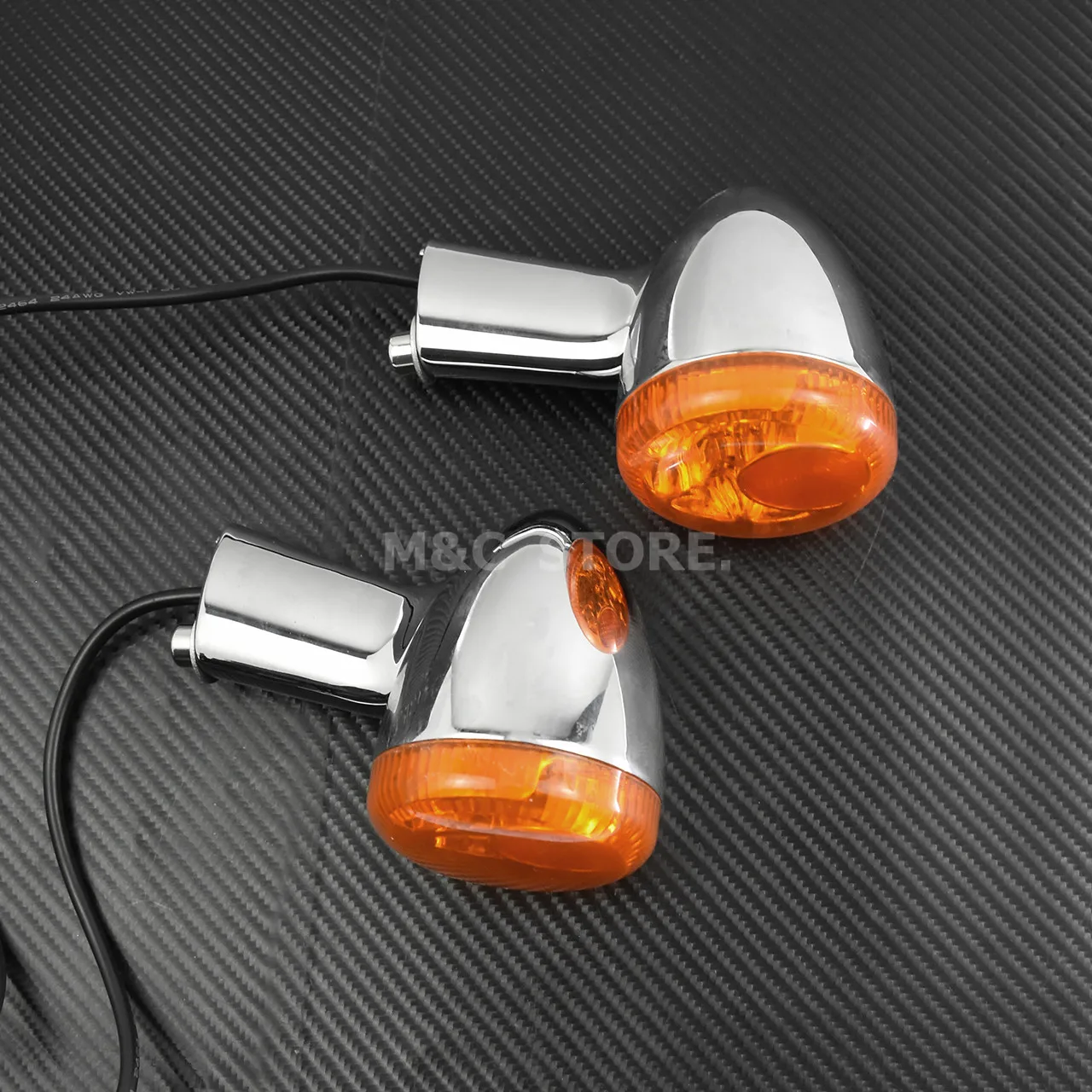  Motorcycle Amber Rear Turn Signal LED Indicator Light Brake Light Taillight Case For Harley Sportst - 32884896380