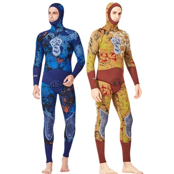 

Camouflage Safety High-elastic Fabric Nylon Integrated Diving Suit, Swimsuit for Swimming/Diving/Snorkeling