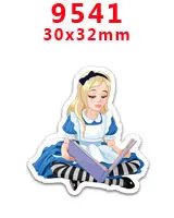 9541 30 шт мультяшный персонаж плоское украшение из смолы PR 19331 - Цвет: 9541