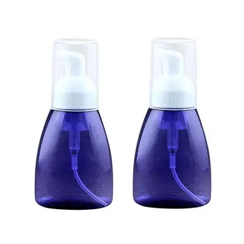 

2pcs 80ml Empty Lotion Bottles Foam-making Containers Toiletry Bottles Refillable Liquid Container for Cleanser Shampoo Emulsion