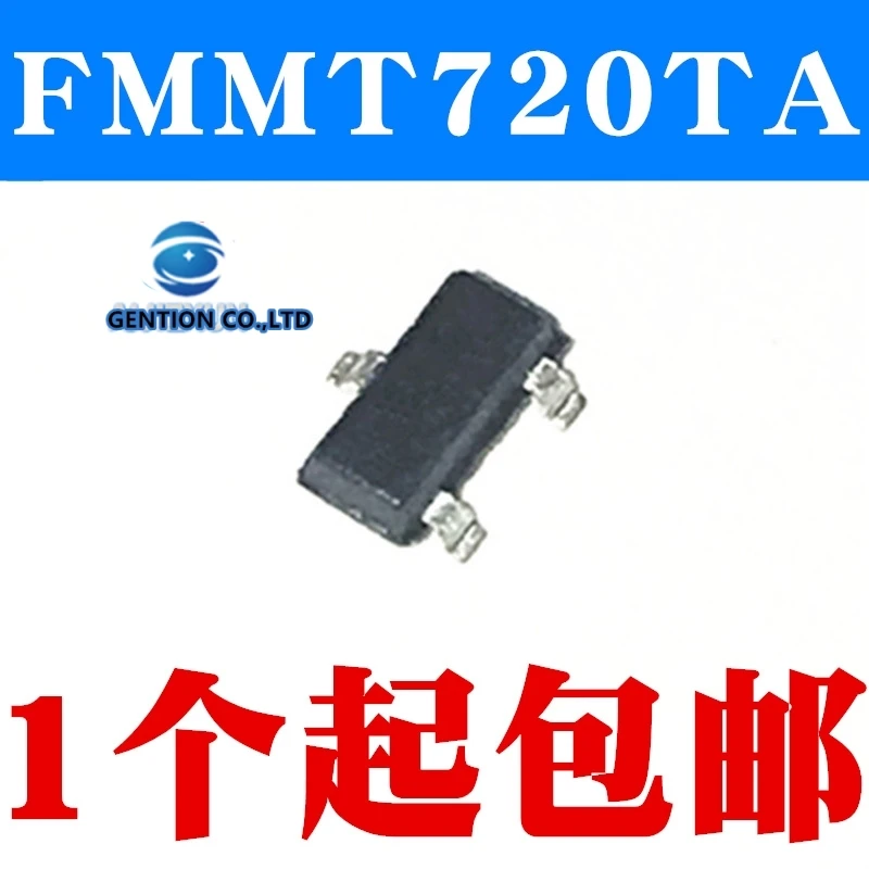

100 шт. 720 SOT23 транзистор FMMT720TA FMMT720 FMMT720TAPBF шелковой ширмы в наличии 100% новый и оригинальный