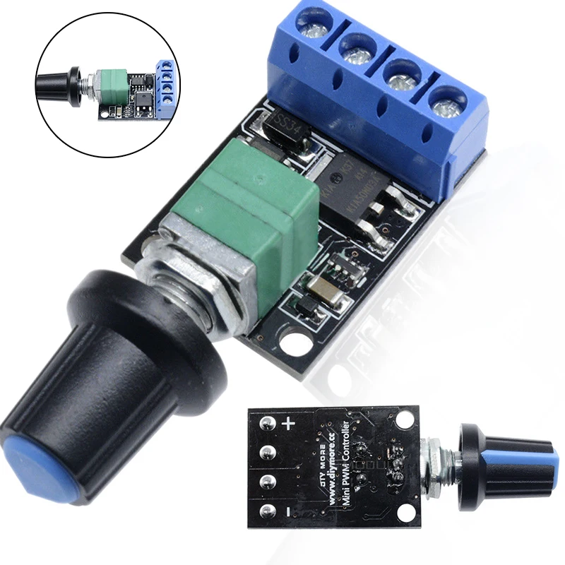 PWM DC 5V-16V 10A DC Motor Speed Controller Module Adjustable Speed Regulator Control Governor LED Dimmer Controller