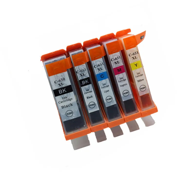 PGI 650 650XL CLI 651 PGI650 картридж для Canon Pixma MX726 Ip7260 MG 5460 5560 6360 струйный принтер|Чернильные