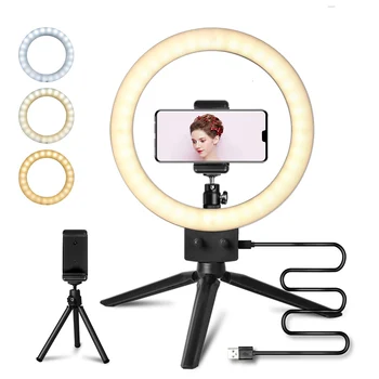 

9inch/23cm LED Selfie Ring Light With Tripod Ring lamps For YouTube Make Up Video Light Live Photo Photography Studio