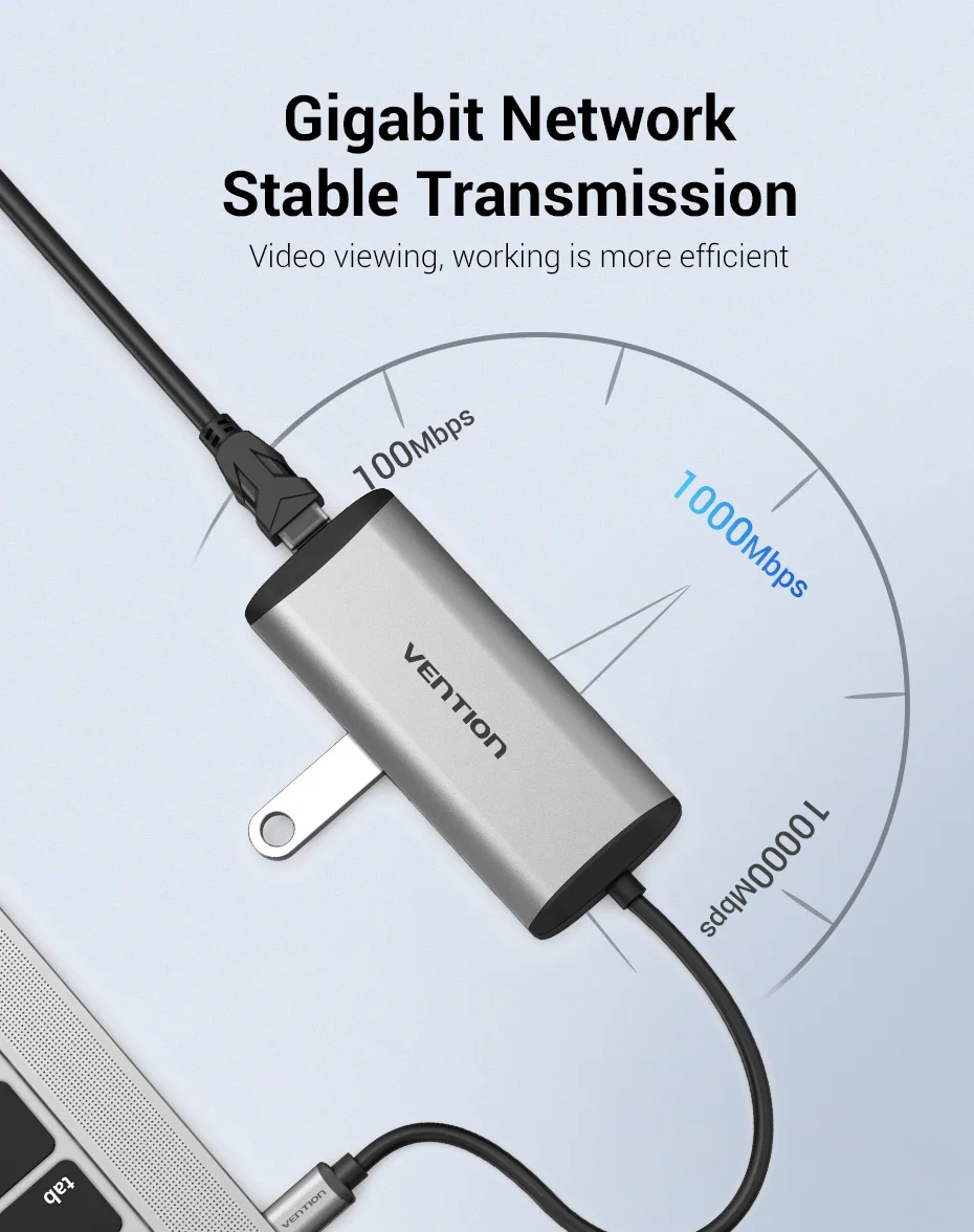 Vention USB C HUB Type-C to 4K HDMI 8 H20159f9b889443899c8a4609f3c4bc3dI