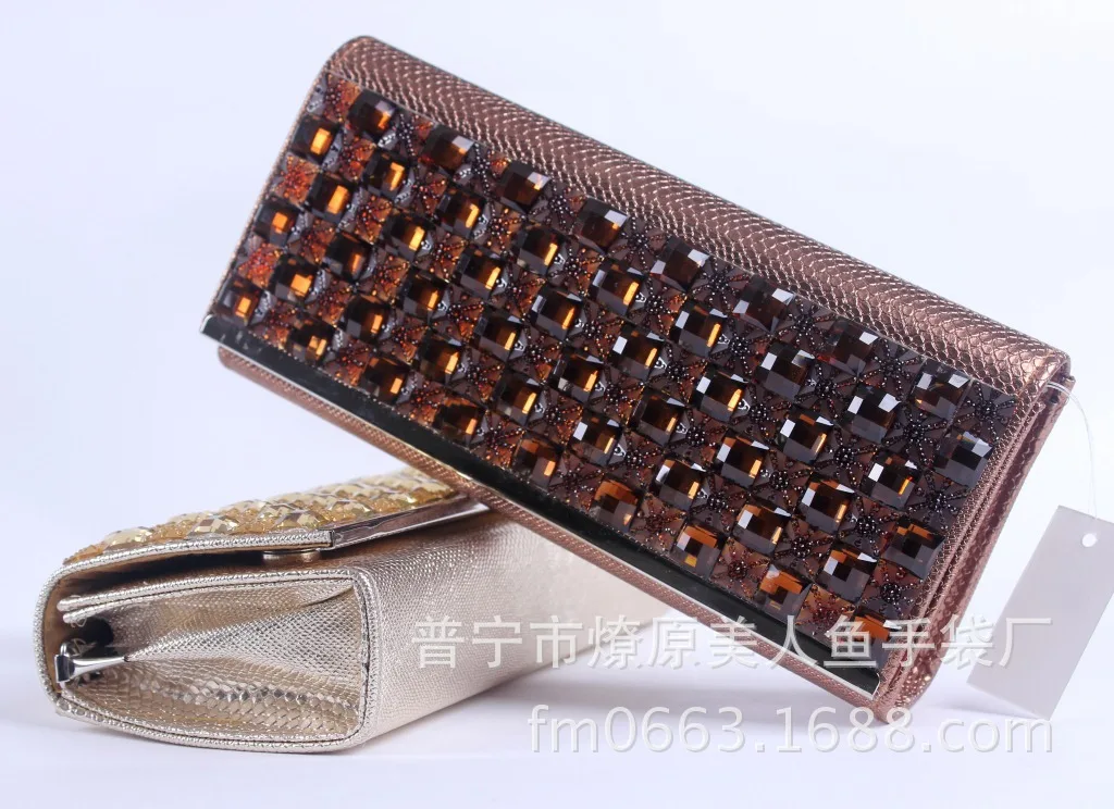 

Diamond Set WOMEN'S Bag Bride Formal Dress Banquet Handbag Diamond Parcels Fashion Shoulder Bag