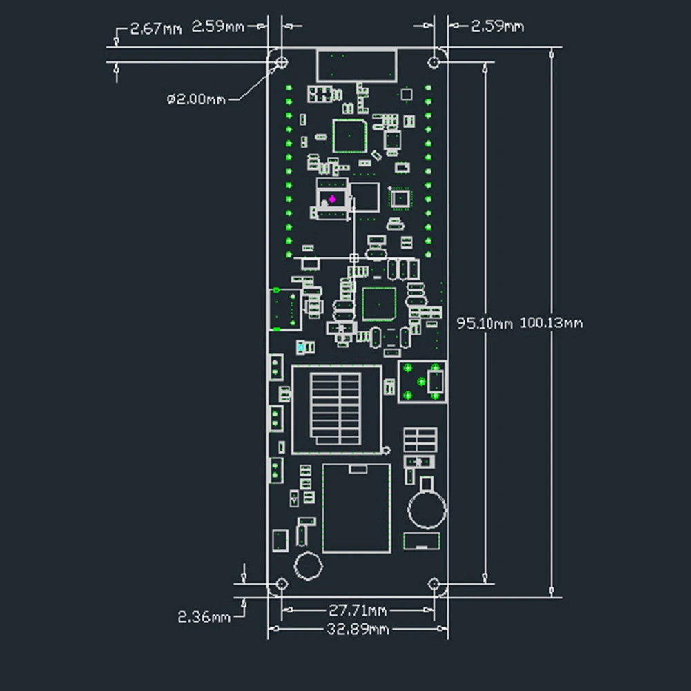 Макетная плата ESP32 металлический прочный gps Bluetooth модуль Wifi Беспроводные аксессуары держатель батареи Замена светодиодный индикатор