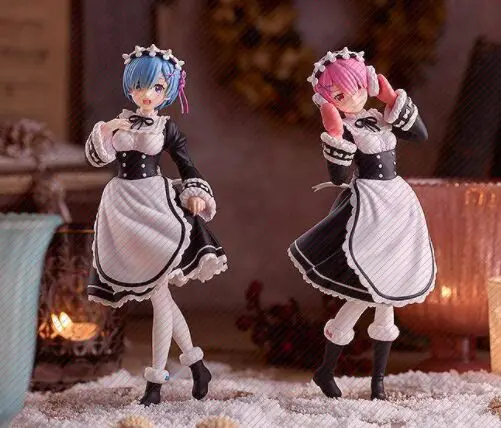 

Original GSC Pop Up Parade Re:Life in a different world from zero Rem Ram pvc figure statue Model Figurals