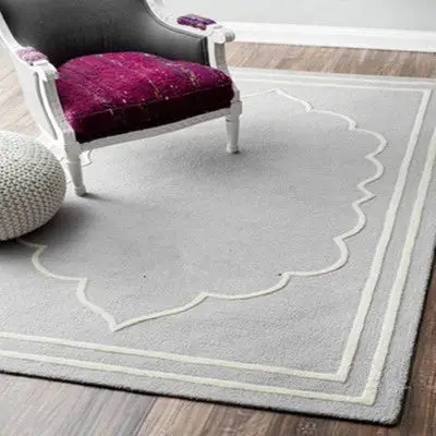 Large High Quality Handwoven Wool Carpets For Living Room Chinese Wool Carpet Bedroom Kids Rug Thick Plush Soft Floor Carpets - Цвет: Светло-серый