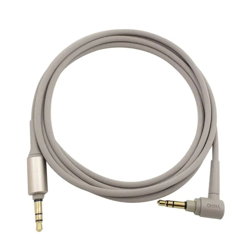 Заменен аудио кабель для наушников шнур для sony MDR-1000X WH-1000XM2 гарнитура - Цвет: Золотой