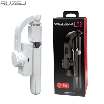 

RUZSJ L08 Bluetooth Handheld Gimbal Stabilizer Mobile Phone Selfie Stick Holder Adjustable Selfie Stand For iPhone/Huawei