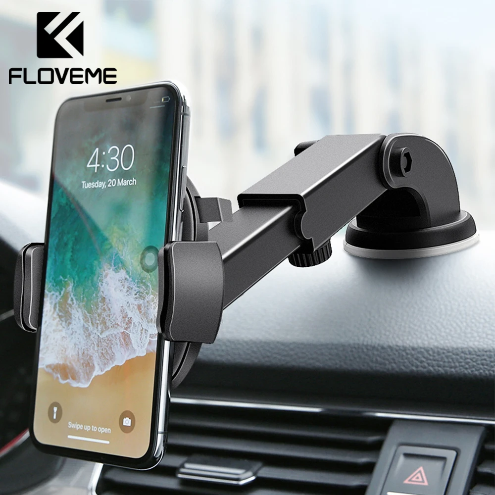  FLOVEME Auto Telefon Halter Stehen Für iPhone XS 8 Windschutzscheibe Auto Halterung Für Handy im Au