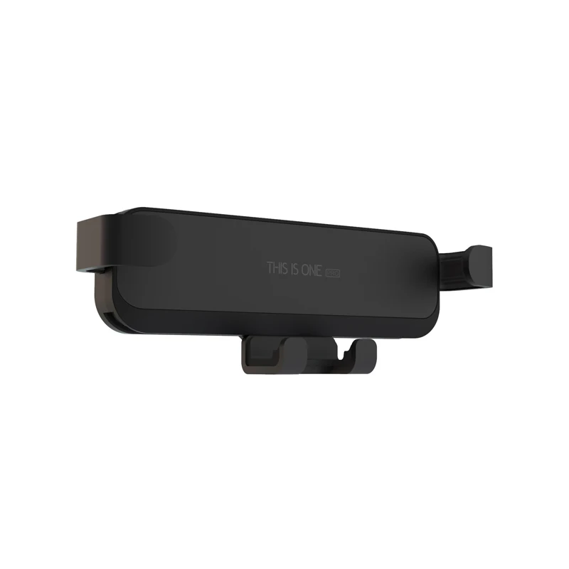 Universal Grip Car Mount Alloy Gravity Phone Holder Stand Bracket For Samsung Phone Accessories - Цвет: Black