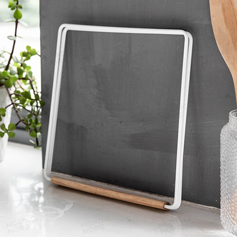 

Wooden Stick Folding Towel Rack Kitchen Dishcloth Dishcloth Storage Rack Household Towel Storage Rack