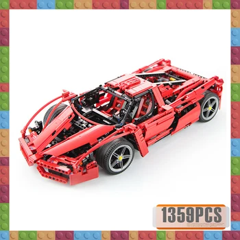 

1359PCS Racing Car Model Set Building Blocks Technic Series Compatible DIY Blocks Toys for Children Car Bricks Christmas Gift