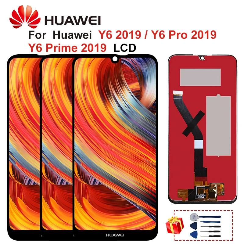 Оригинальный дигитайзер сенсорного экрана для Huawei Y6 2019 ЖК дисплей Pro prime в сборе запчасти Honor 8A|Экраны