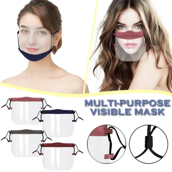 

Unisex Reusable Transparent Mascarillas Adultos Anti-pollution Anti- Windy Face Mask Outdoor Washable Breathable Masque Tissus