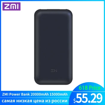 

ZMI Power Bank 20000mAh 15000mAhUSB-C PD 2.0 Powerbank external battery Portable charging 3.0 Type-C Charger for Macbook