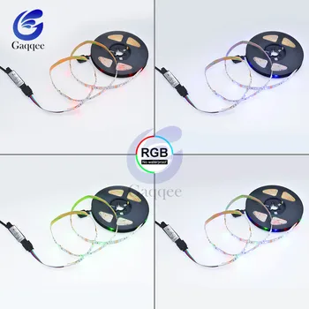 

RGB LED Lights 2835 SMD LED/M Cabinet Kitchen LED Tape 1-5m Waterproof Strip Closet TV Decoration Lamp 5V USB Cable Charging