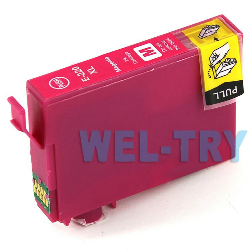 220XL T2201 патрон чернил для принтера EPSON XP-220 XP-320 XP-324 XP-420 WF-2630 WF-2650 WF-2660 WF-2750 WF-2760, полный набор чернил с чипами