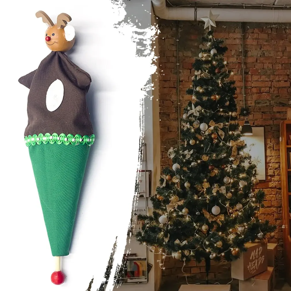 Мультяшная игрушка-бочонок, рождественские украшения, Рождественская деревянная игрушка, новогодний фестиваль, украшения для дома