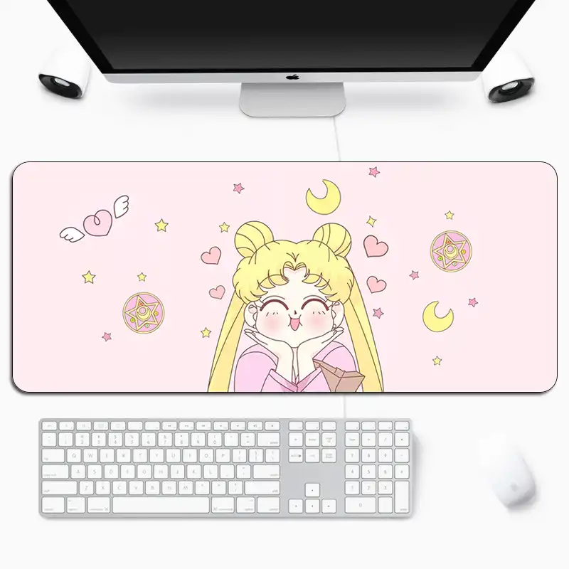 Anime Sailor Moon Mouse Pad Mousepad Laptop Keyboard Mat Huge Gaming Play Mat