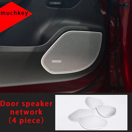 

For Jaguar f-pace Door speaker network chrome molding trim 4pcs