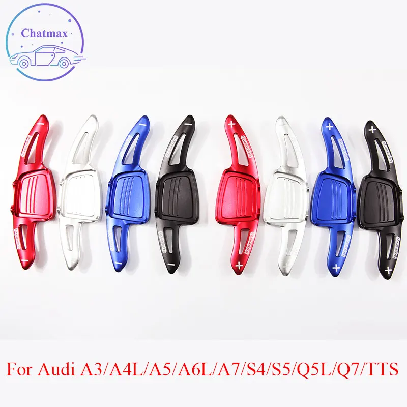 

DSG For Audi A3/A4L/A5/A6L/A7/S4/S5/Q2/Q5L/Q7/TTS Aluminum Alloy Steering Wheel Shift Paddle Shifters Extension Interior