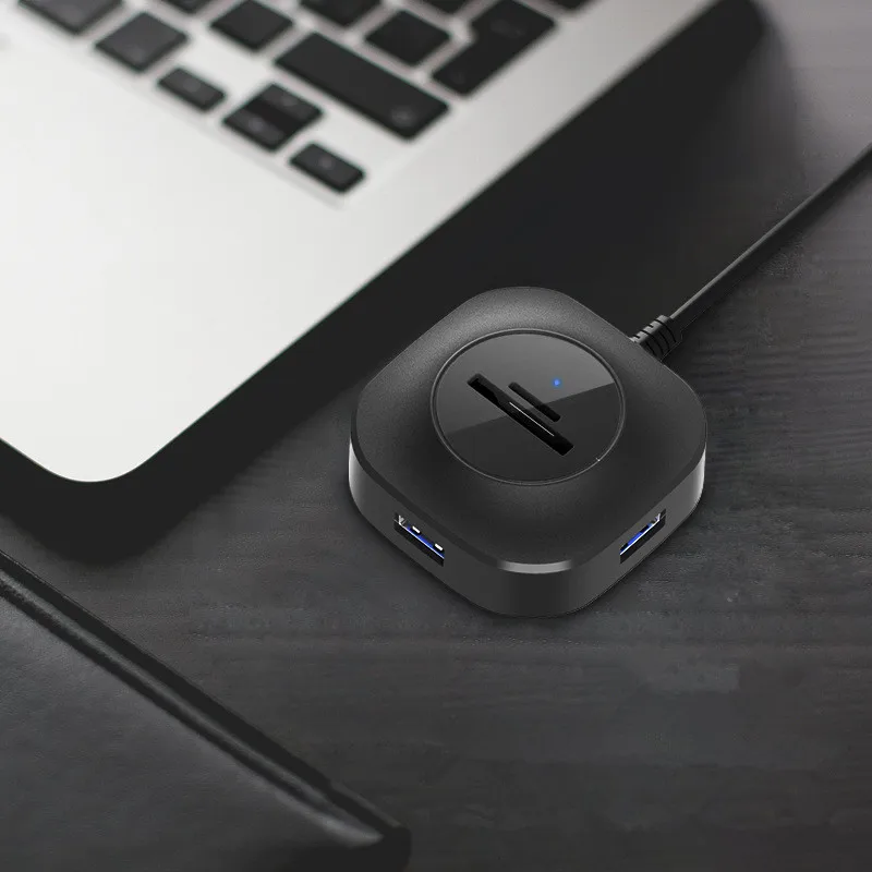USB 2,0 концентратор разветвитель с несколькими портами для MacBook Pro док-станция USB 2,0 устройство для чтения карт SD TF с микро-usb блок питания USB 3,0 хаб